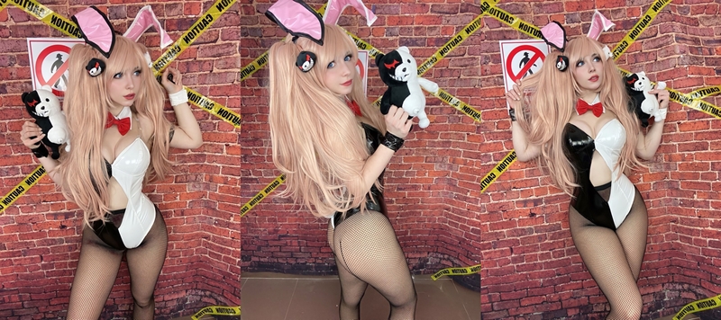 Lady Pizza Hug – Junko Enoshima Bunny Suit