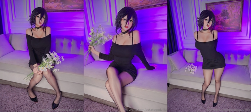 Potato Godzilla – Reze Black Dress